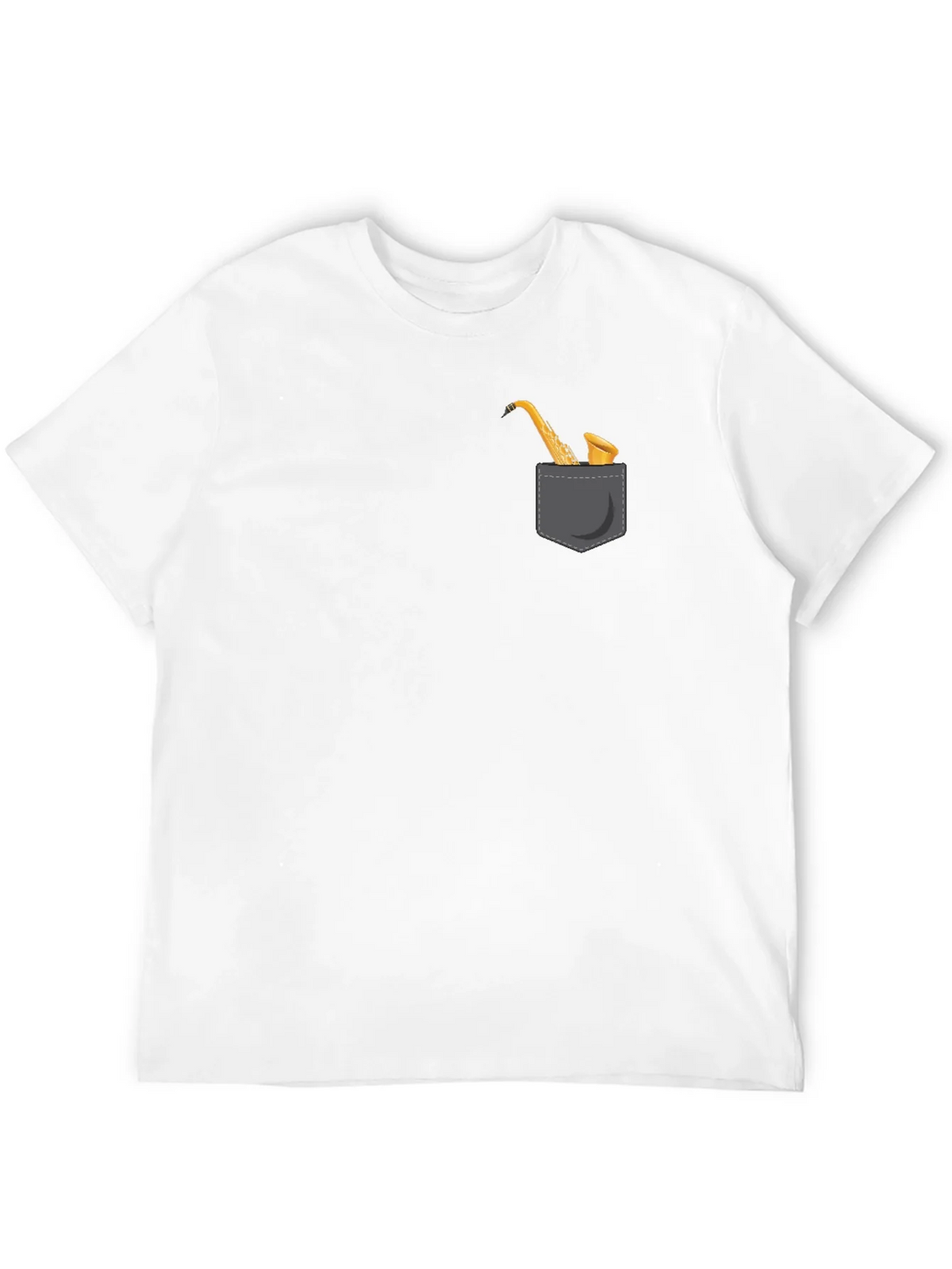 Saxophone Pocket Graphic Tee - Classic Black product image 11