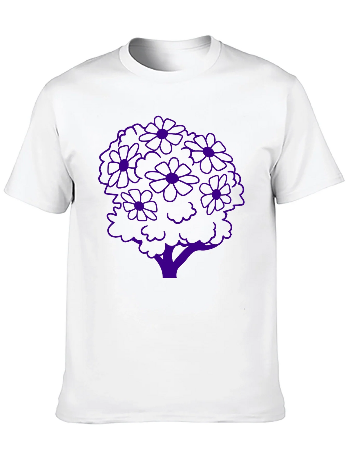 Floral Tree Graphic Tee - Stylish Black T-Shirt product image 9