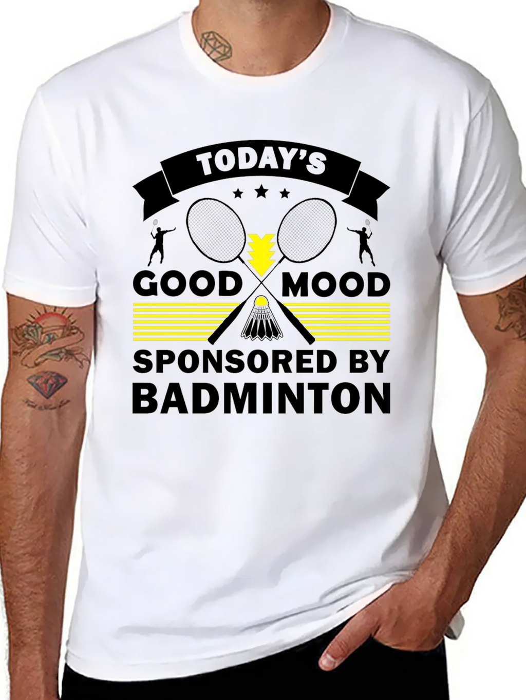 Badminton T-Shirt - Todays Good Mood product image 7