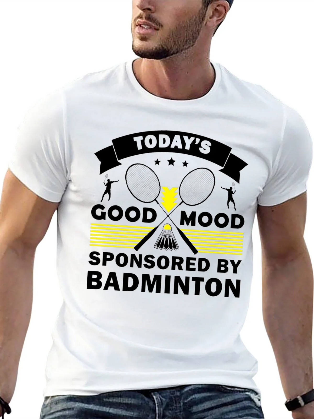 Badminton T-Shirt - Todays Good Mood product image 12