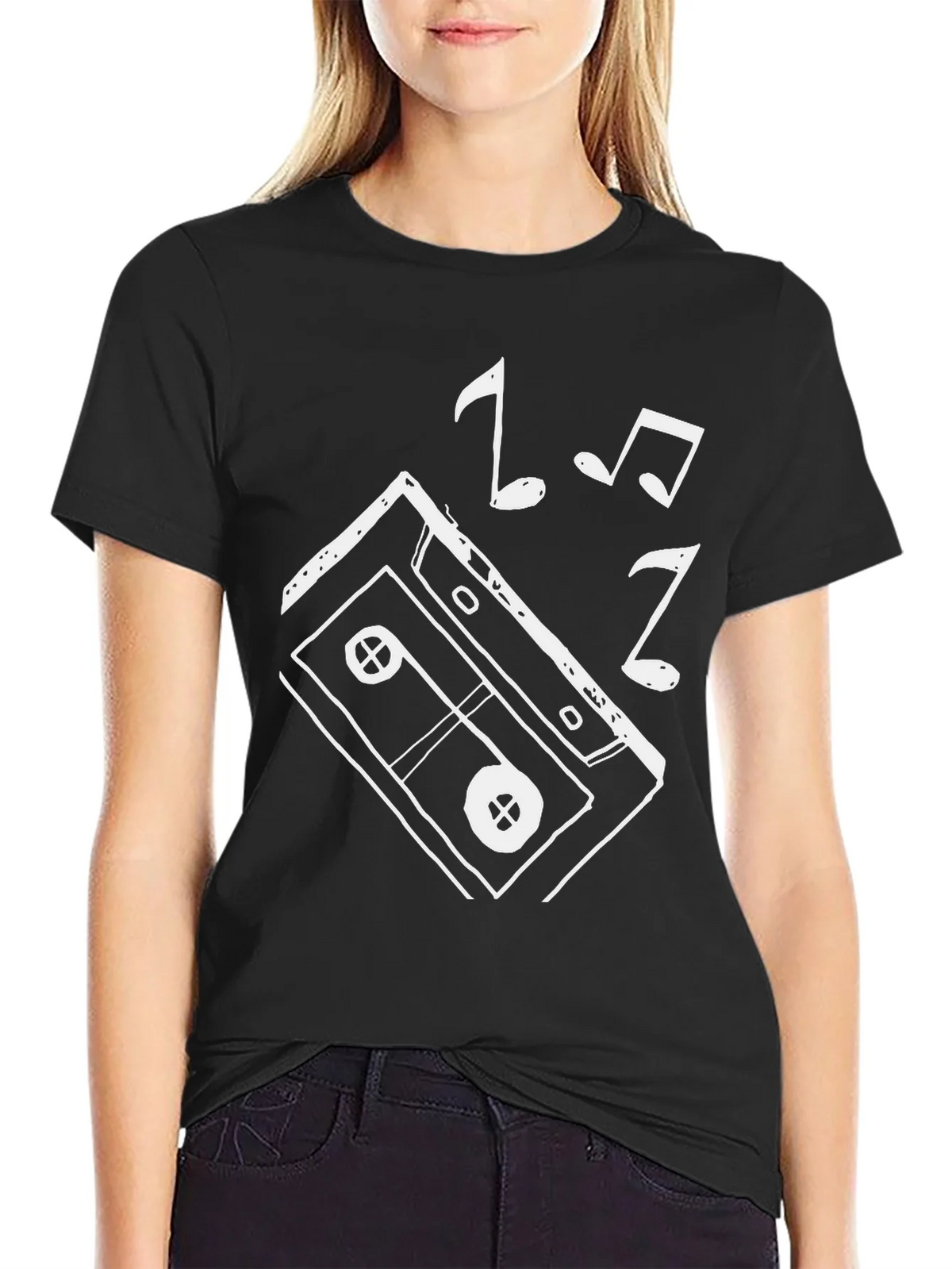 Retro Music Cassette T-Shirt - Cool Graphic Tee product image 2