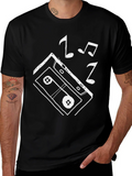 Retro Music Cassette T-Shirt - Cool Graphic Tee product image 1