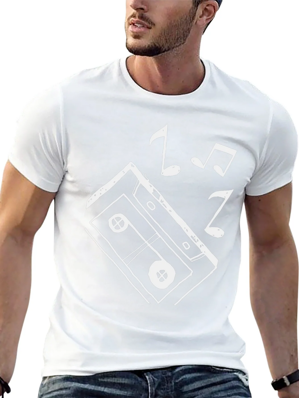 Retro Music Cassette T-Shirt - Cool Graphic Tee product image 12