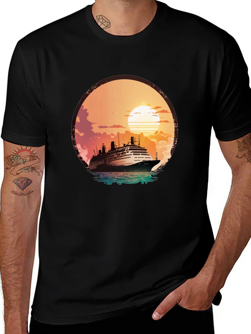 Sunset Cruise Graphic T-Shirt product image 1