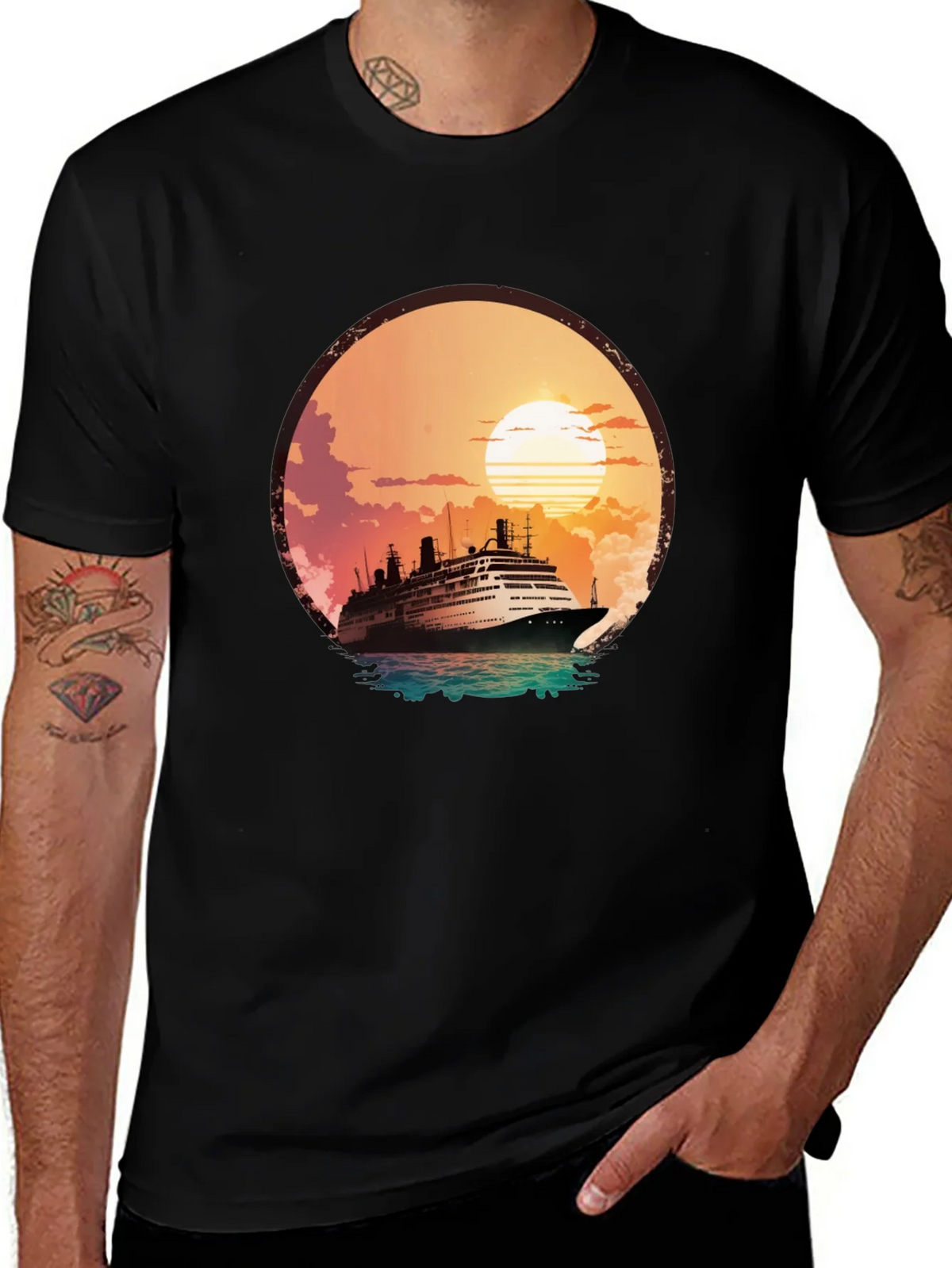Sunset Cruise Graphic T-Shirt product image 1