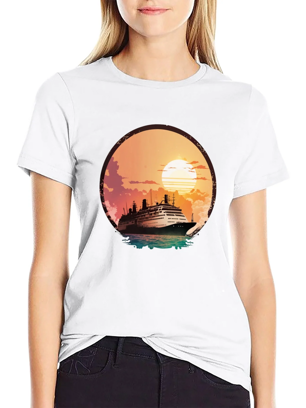Sunset Cruise Graphic T-Shirt product image 8