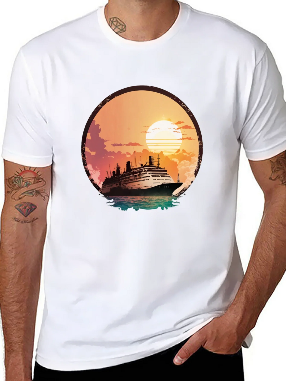 Sunset Cruise Graphic T-Shirt product image 7