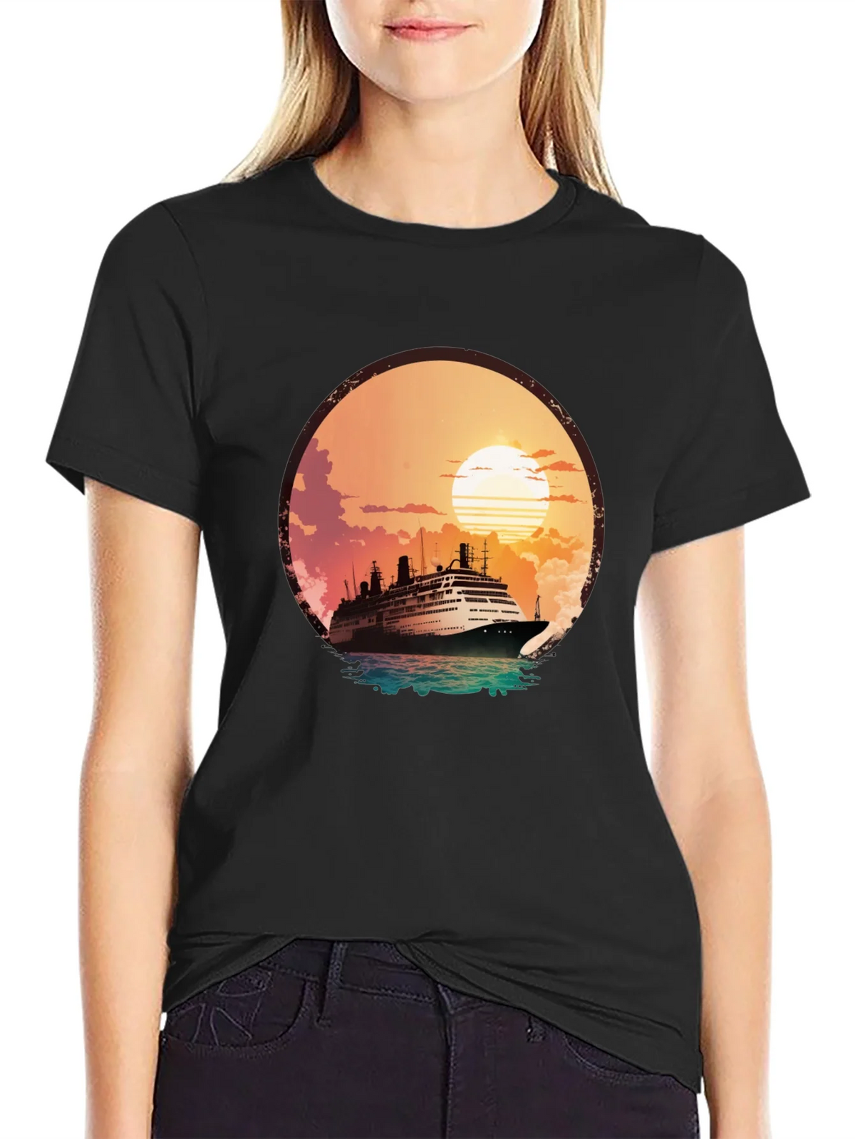 Sunset Cruise Graphic T-Shirt product image 2