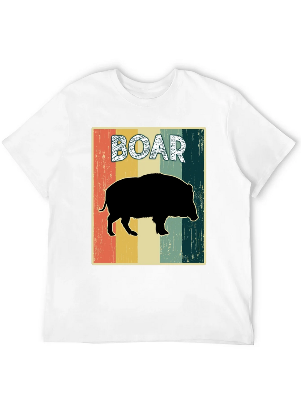 Vintage Style Boar Graphic Tee - Black product image 6