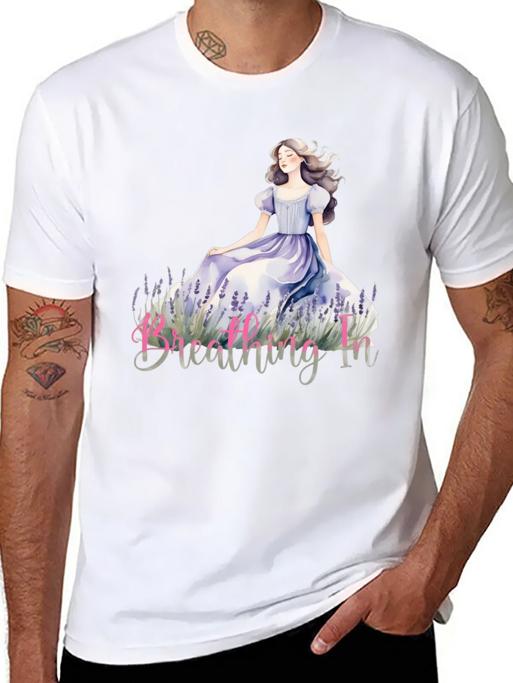 Breathing In Lavender Dream T-Shirt product image 7
