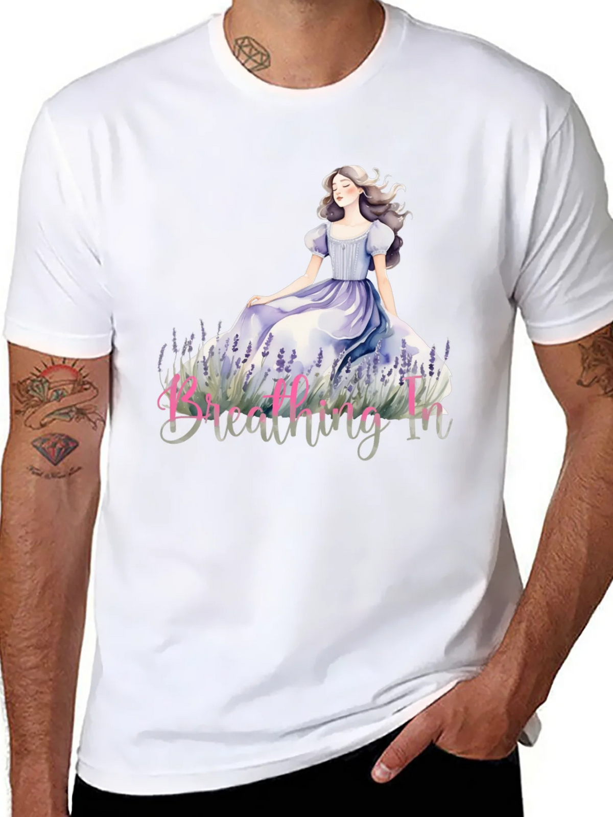 Breathing In Lavender Dream T-Shirt product image 7