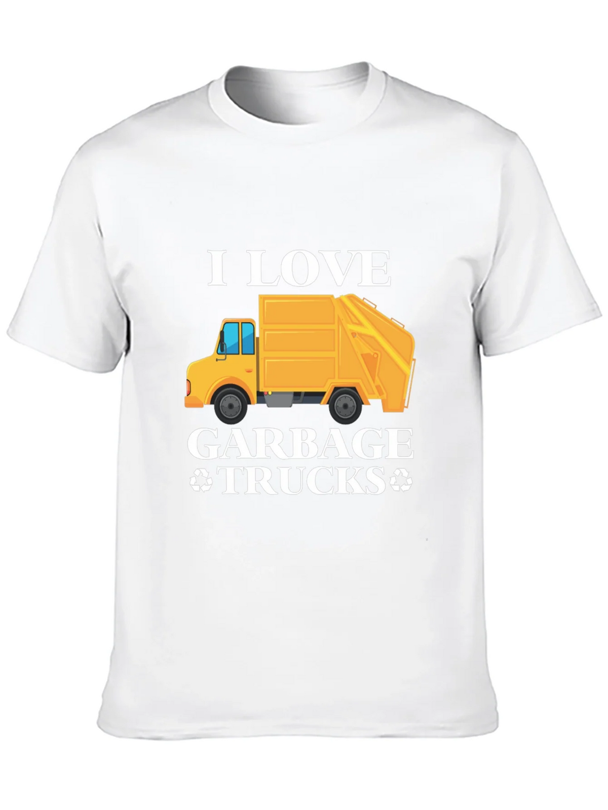 I Love Garbage Trucks Graphic T-Shirt product image 9