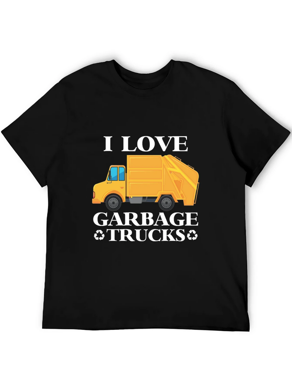 I Love Garbage Trucks Graphic T-Shirt product image 5