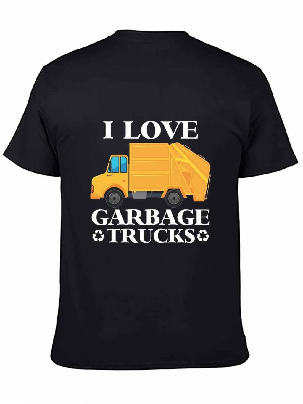 I Love Garbage Trucks Graphic T-Shirt product image 4