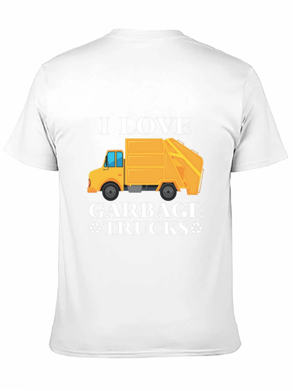 I Love Garbage Trucks Graphic T-Shirt product image 10
