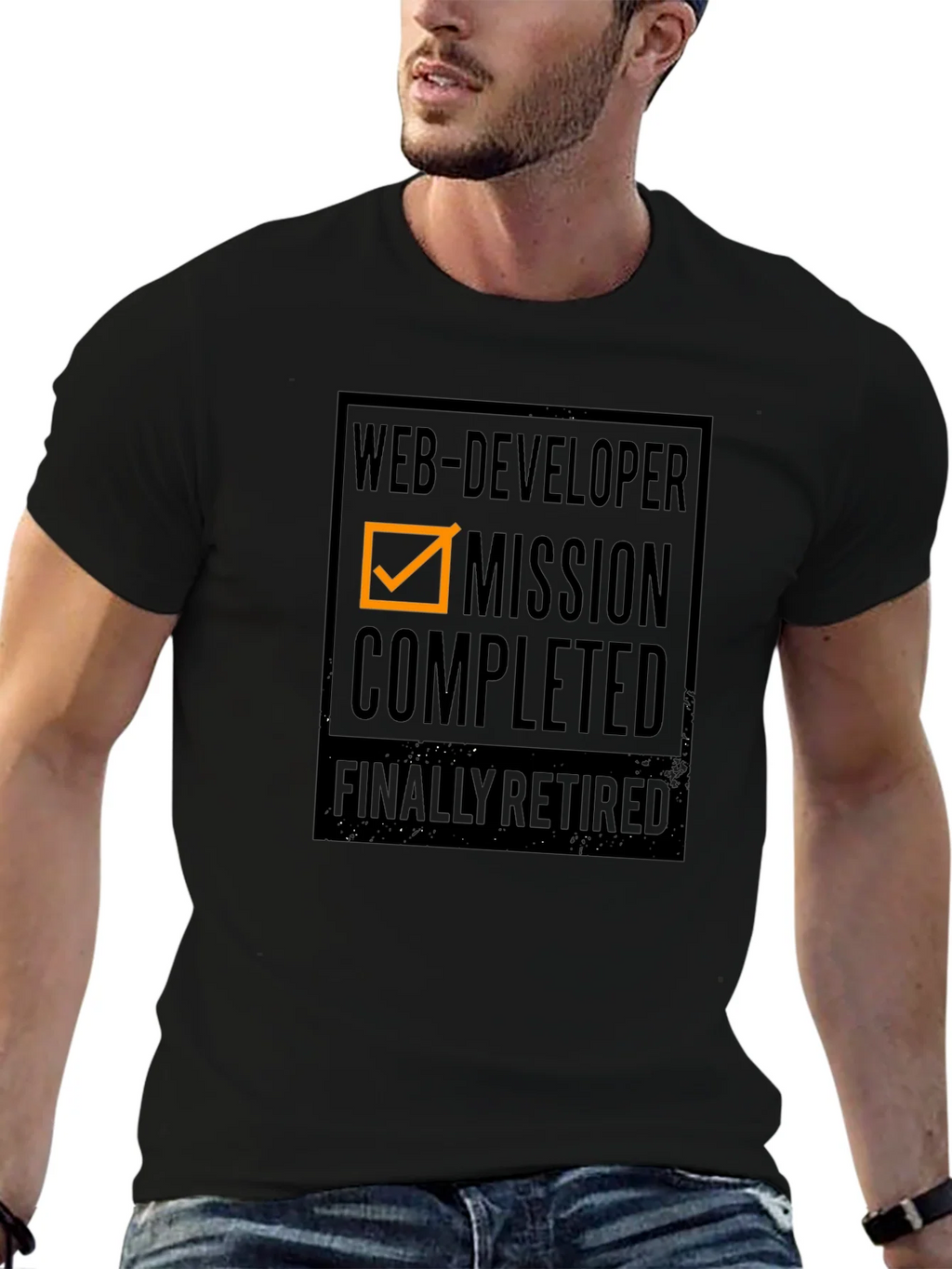 Web Developer Retirement T-Shirt - Mission Completed product image 6