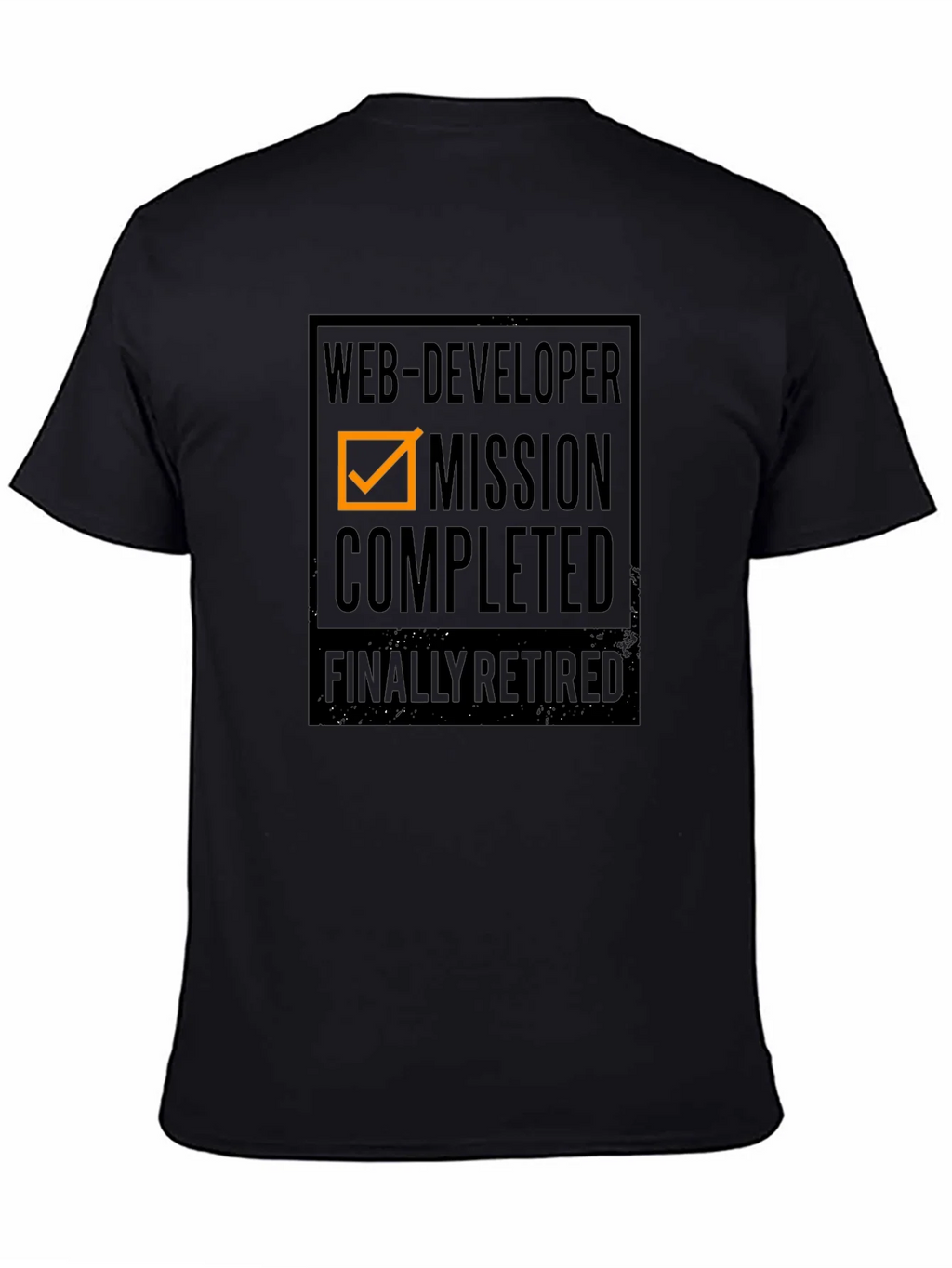 Web Developer Retirement T-Shirt - Mission Completed product image 4