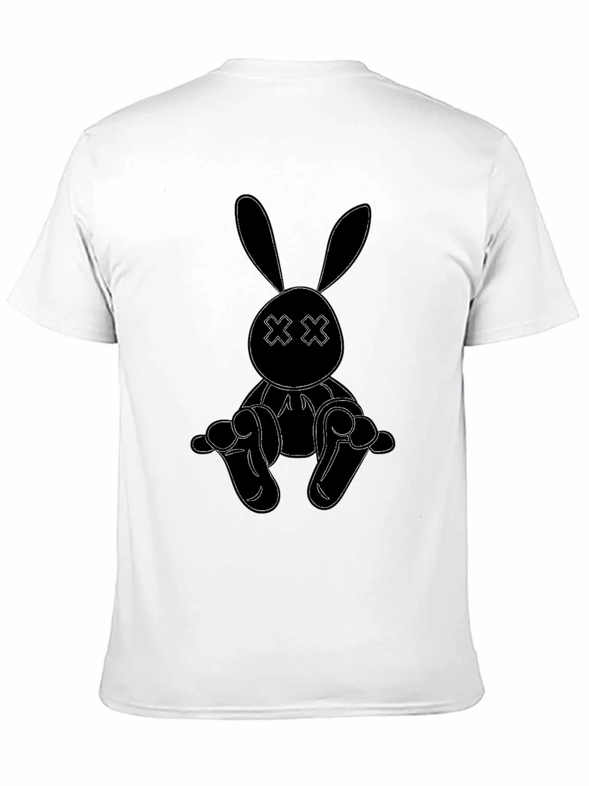 Black Bunny Outline Graphic Tee product image 10