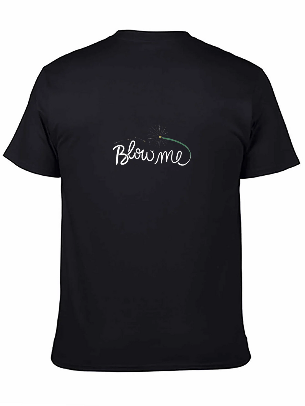 Blow Me Dandelion Graphic T-Shirt - Black product image 4