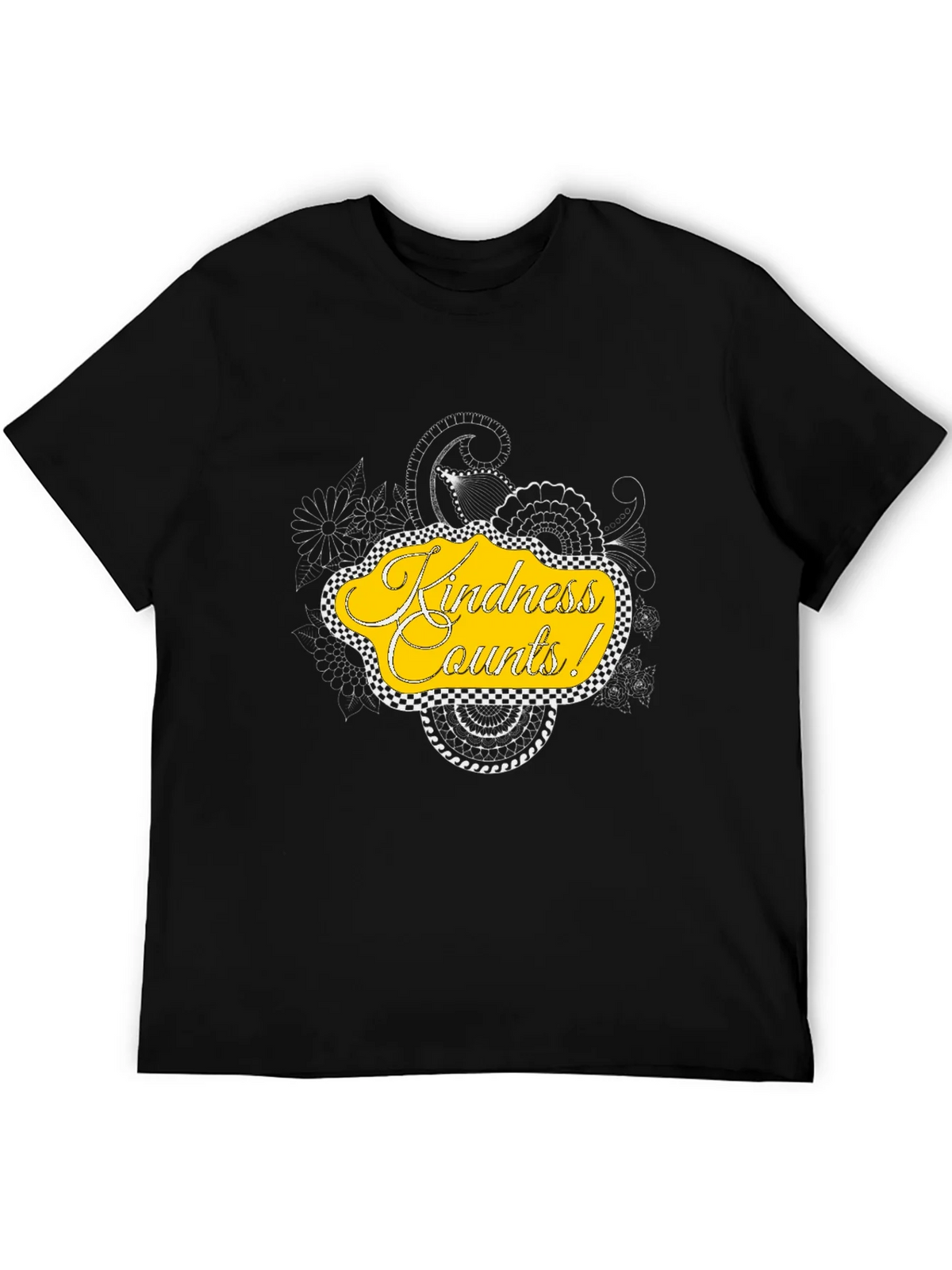 Kindness Counts Graphic Tee - Black product image 5