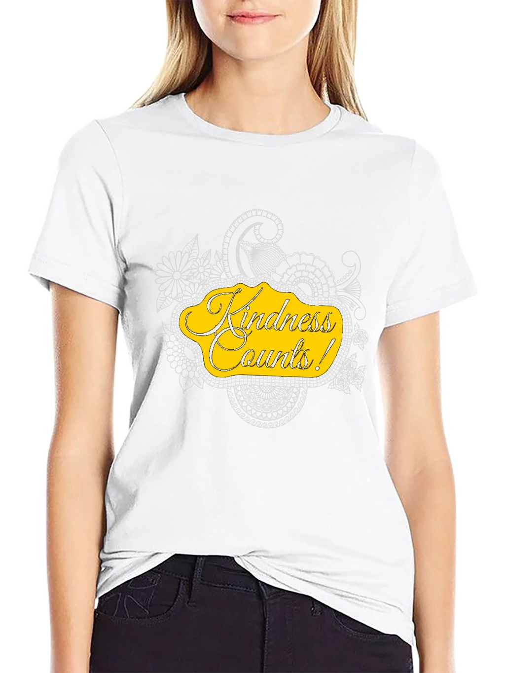 Kindness Counts Graphic Tee - Black product image 8