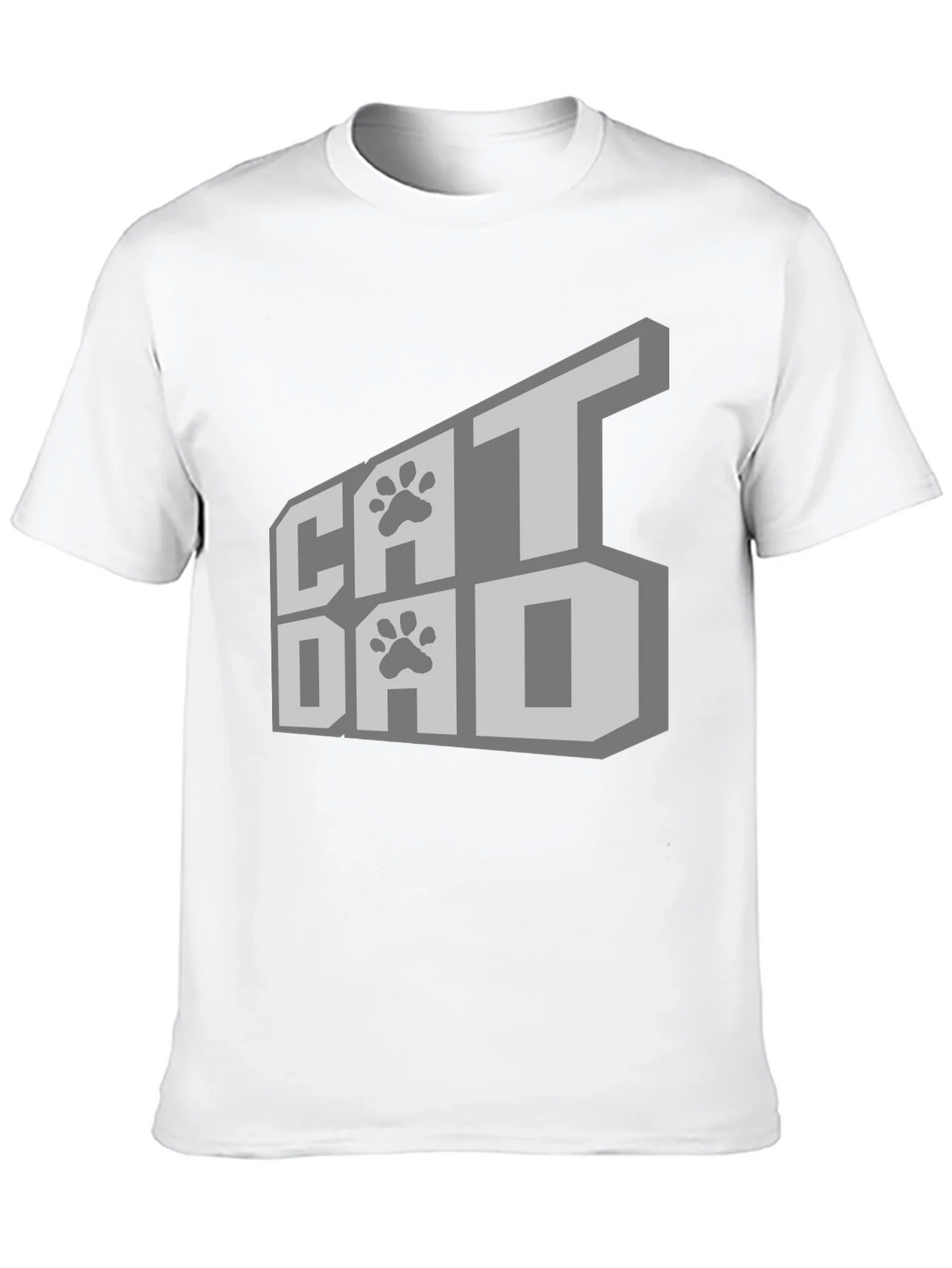 Cat Dad T-Shirt - Black product image 9