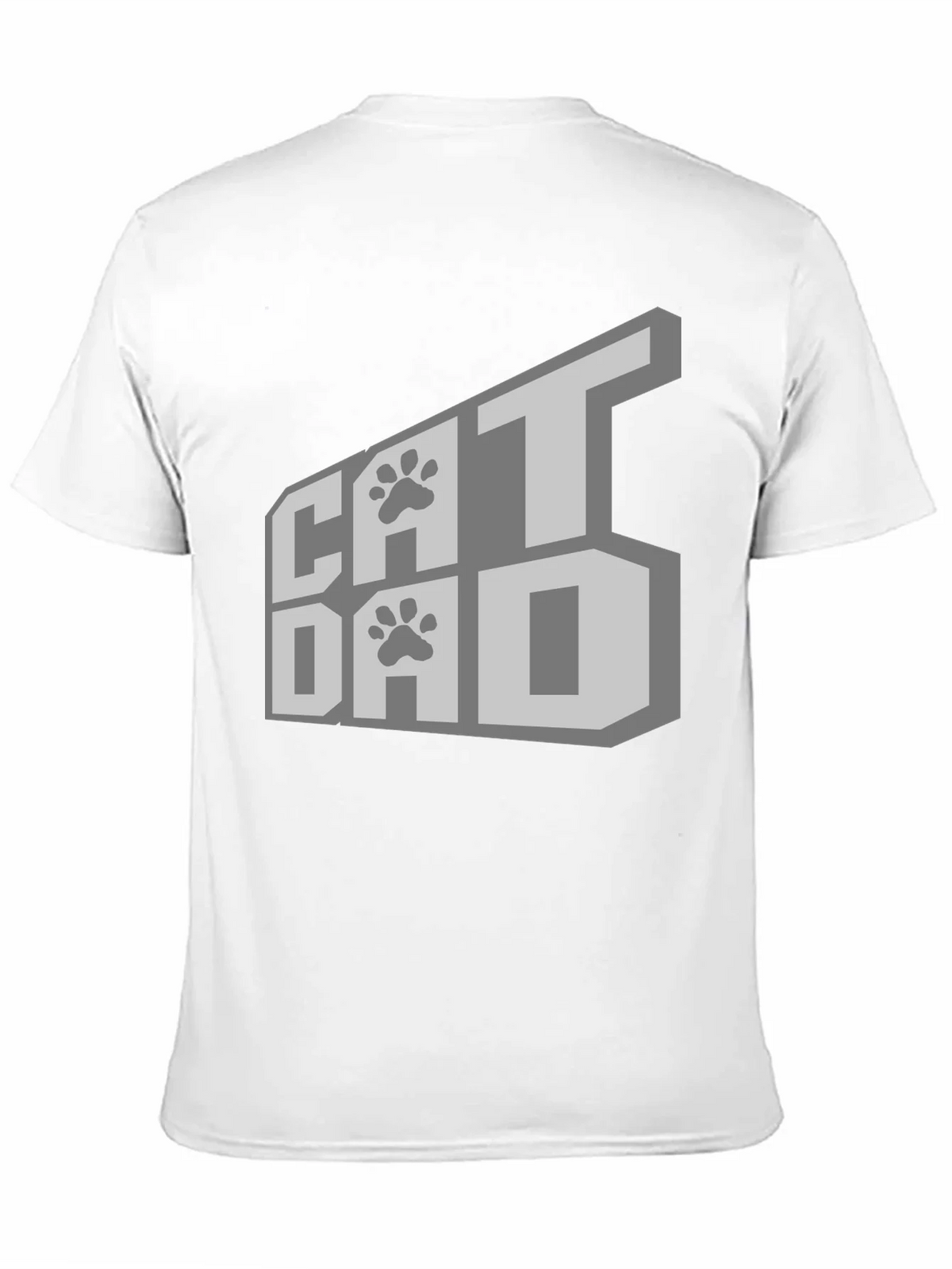 Cat Dad T-Shirt - Black product image 10
