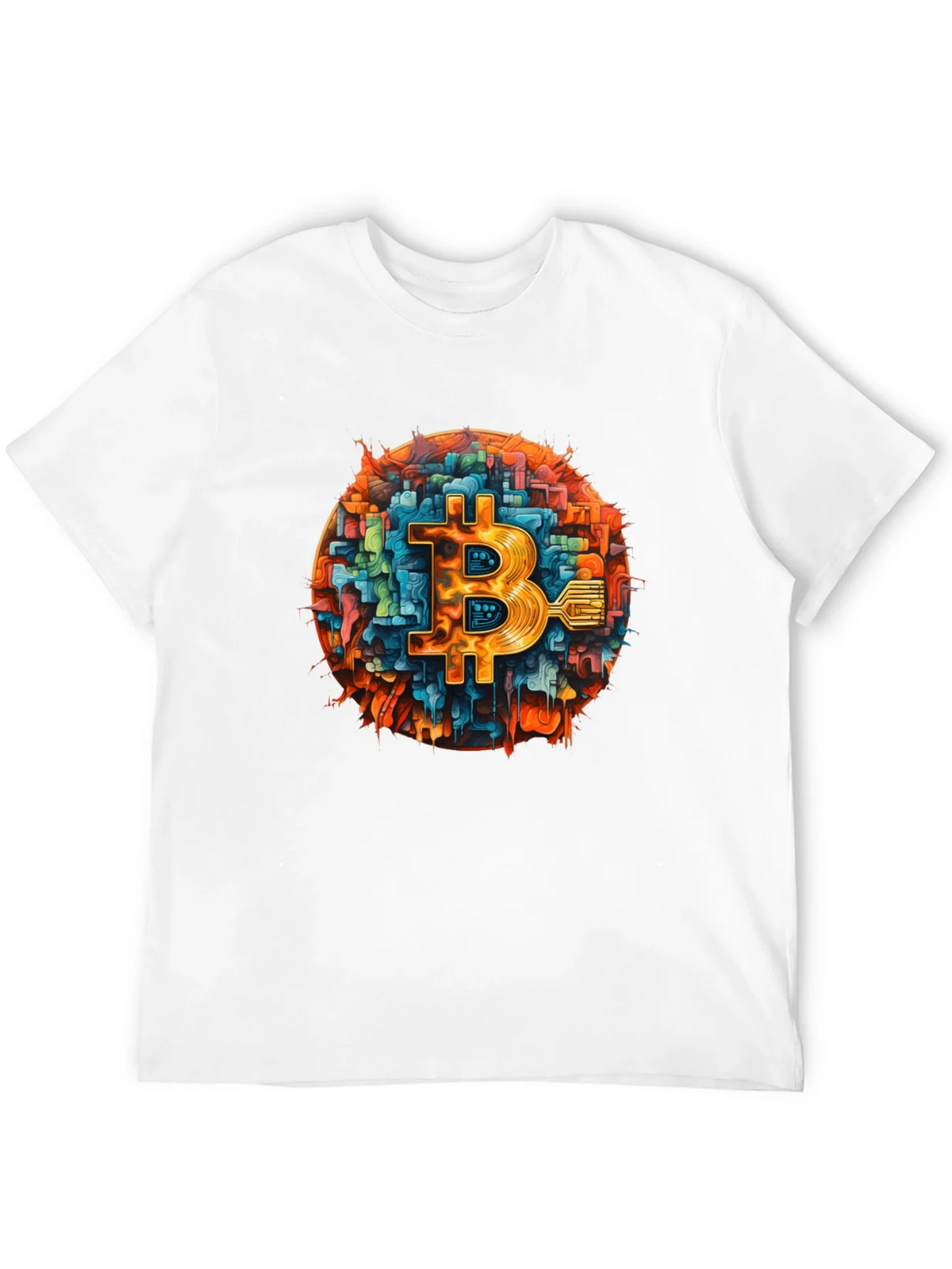 Bitcoin Tech T-Shirt - Black Crypto Tee product image 9