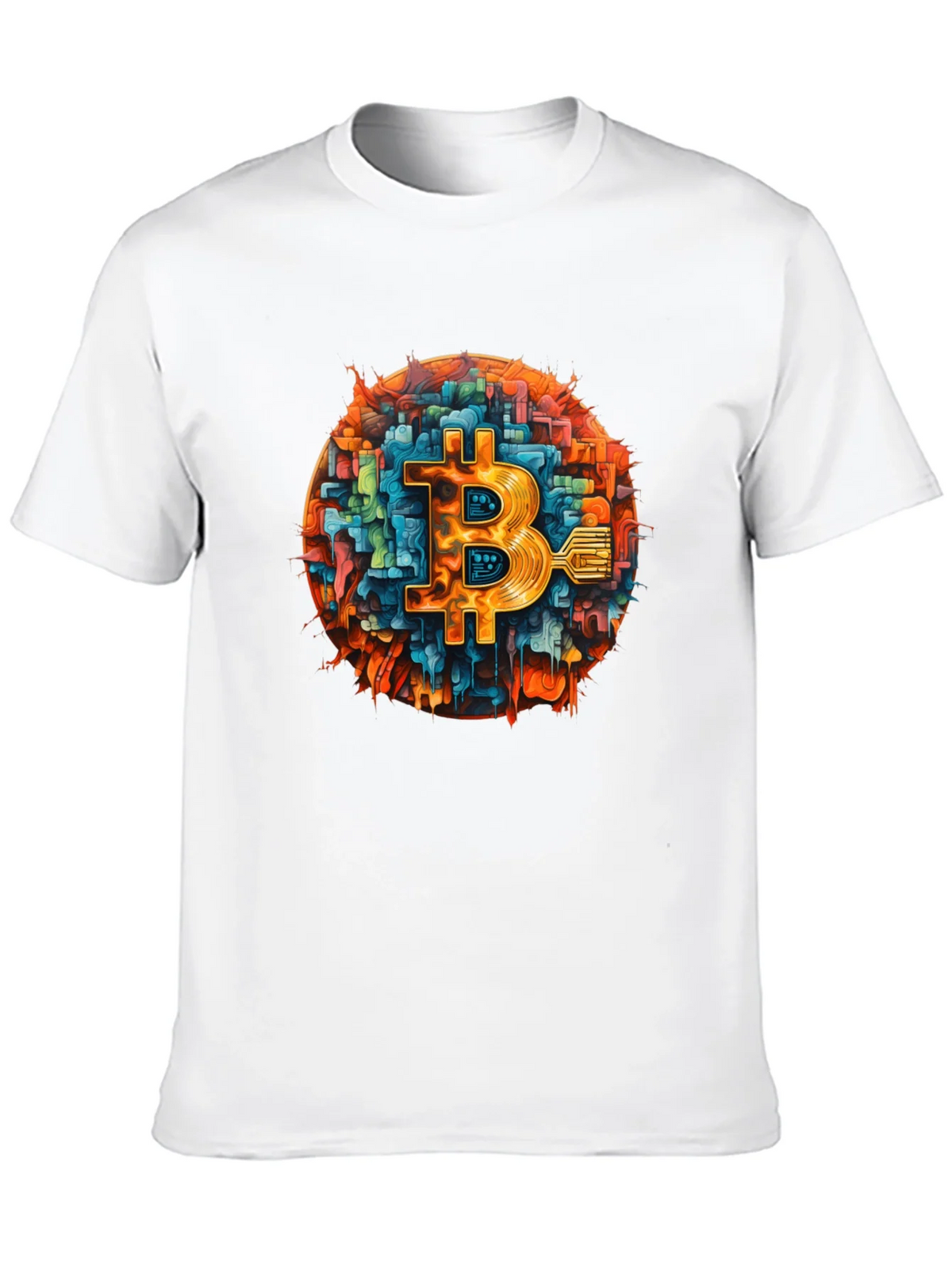 Bitcoin Tech T-Shirt - Black Crypto Tee product image 7