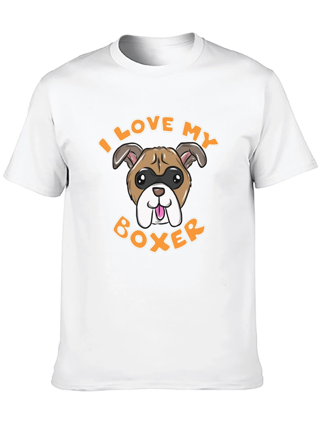 I Love My Boxer Dog Graphic Tee product image 9