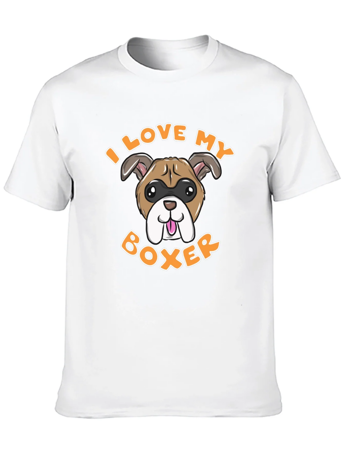 I Love My Boxer Dog Graphic Tee product image 9