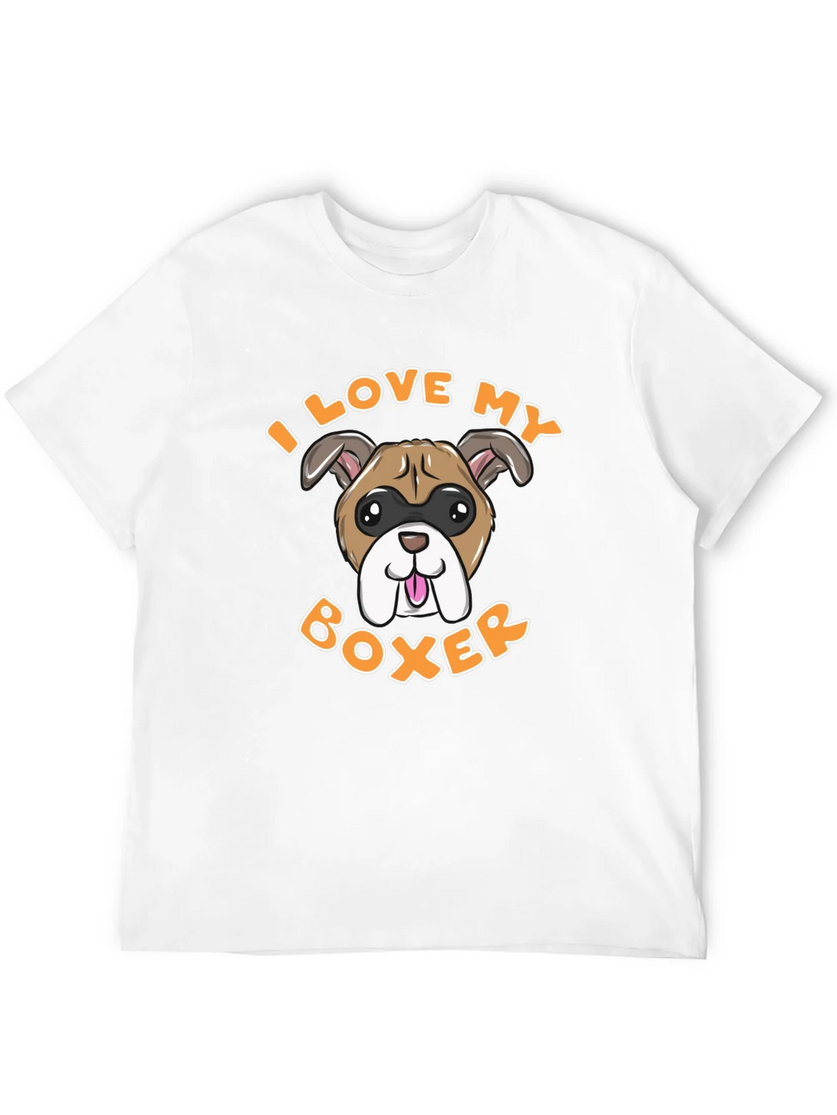 I Love My Boxer Dog Graphic Tee product image 11