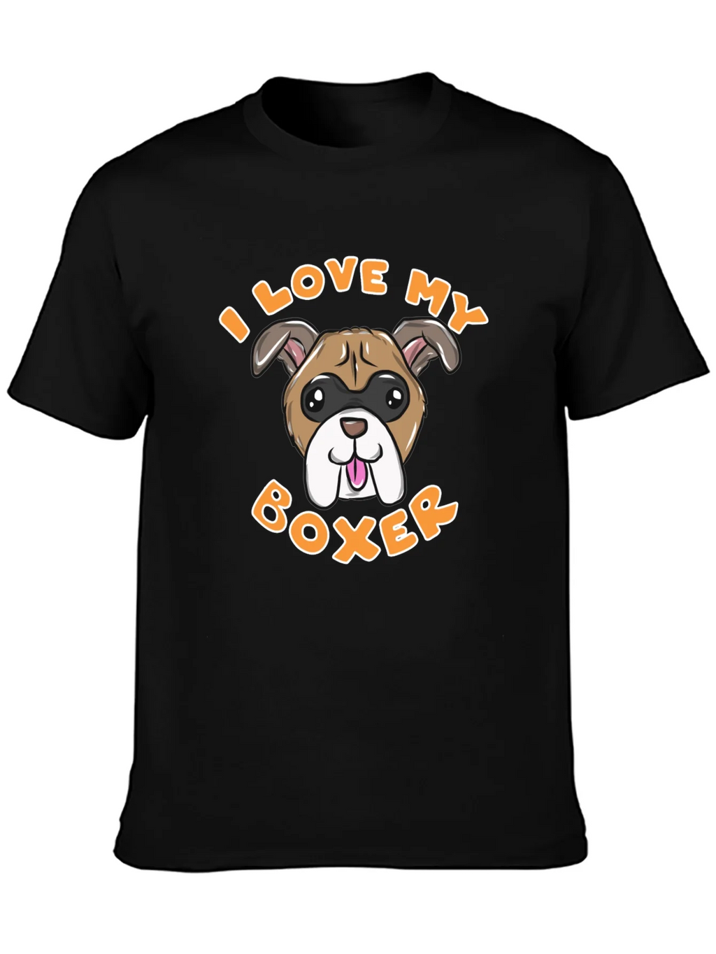 I Love My Boxer Dog Graphic Tee product image 3