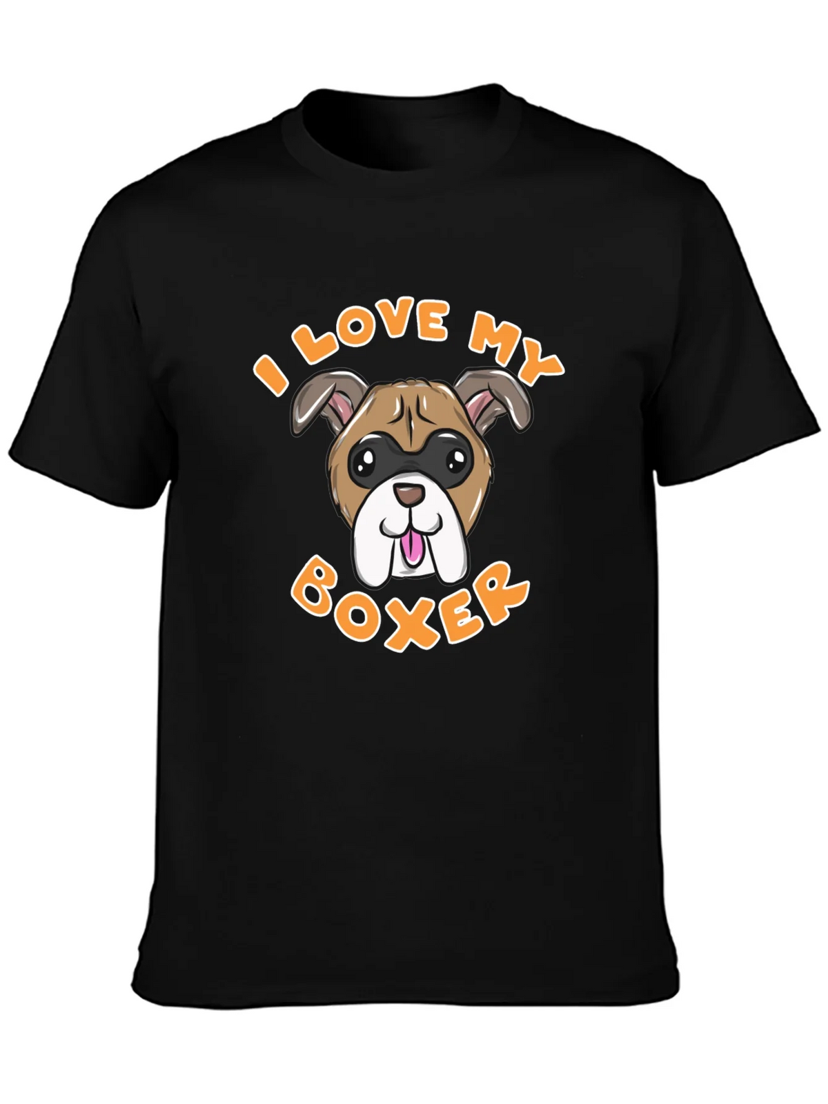 I Love My Boxer Dog Graphic Tee product image 3