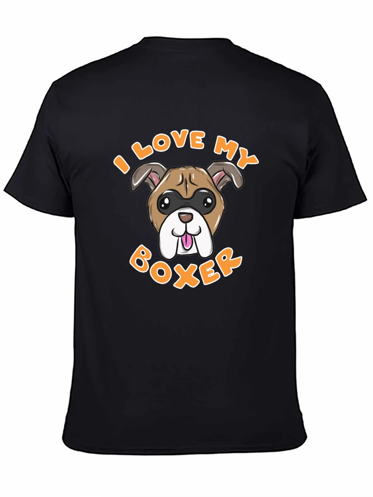 I Love My Boxer Dog Graphic Tee product image 4