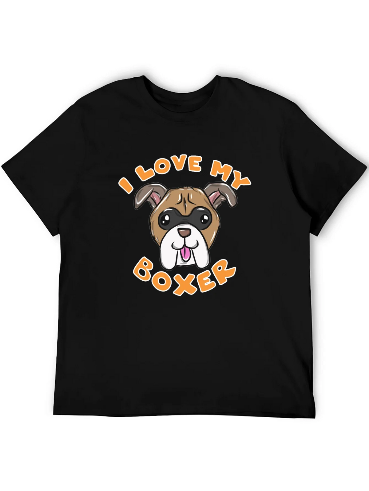 I Love My Boxer Dog Graphic Tee product image 5