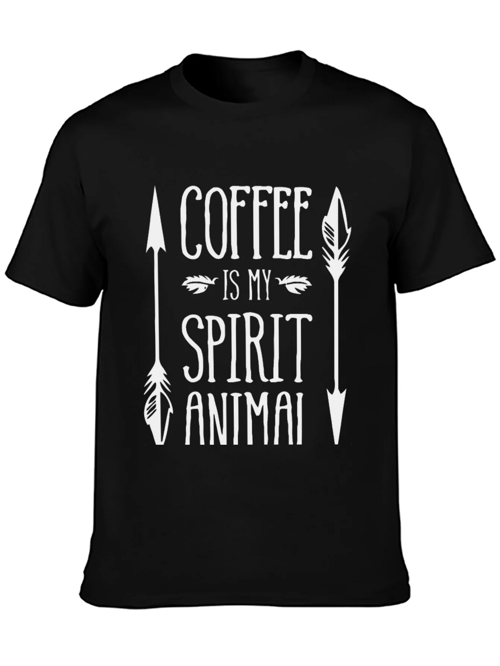 Coffee is My Spirit Animal T-Shirt - Trendy Graphic Tee product image 3
