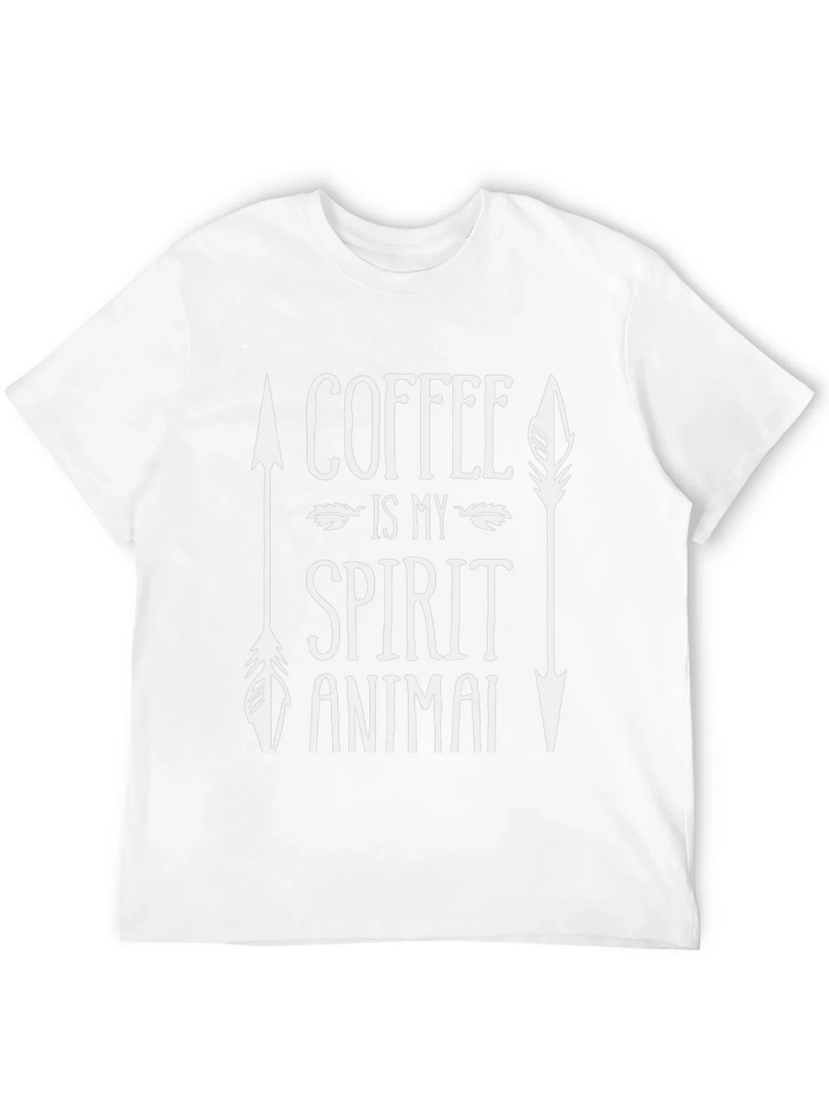 Coffee is My Spirit Animal T-Shirt - Trendy Graphic Tee product image 8