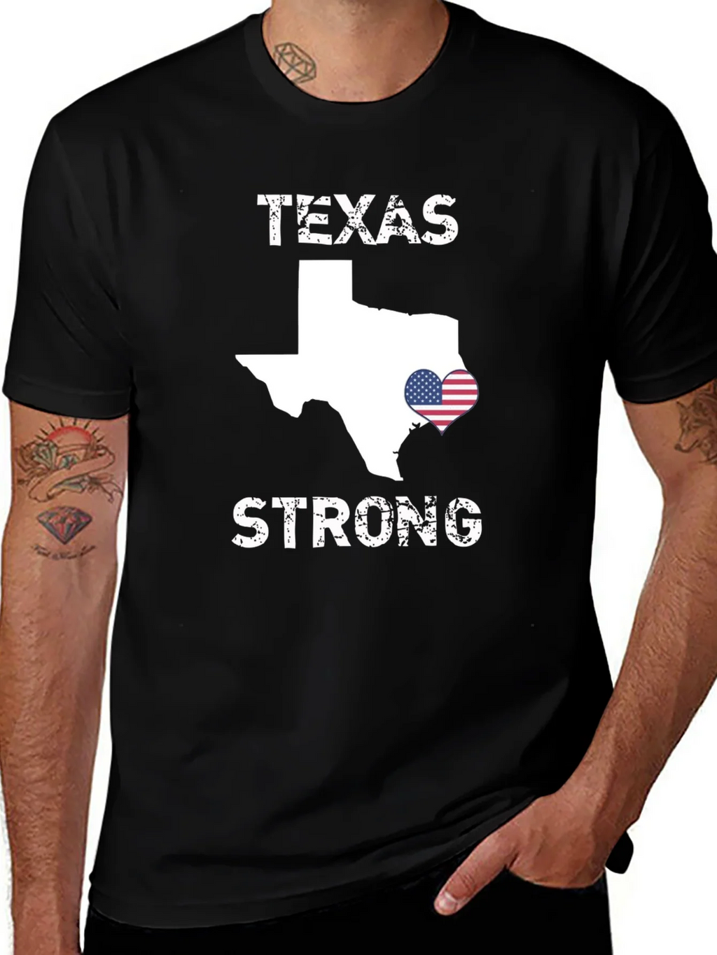 Texas Strong Graphic T-Shirt product image 1