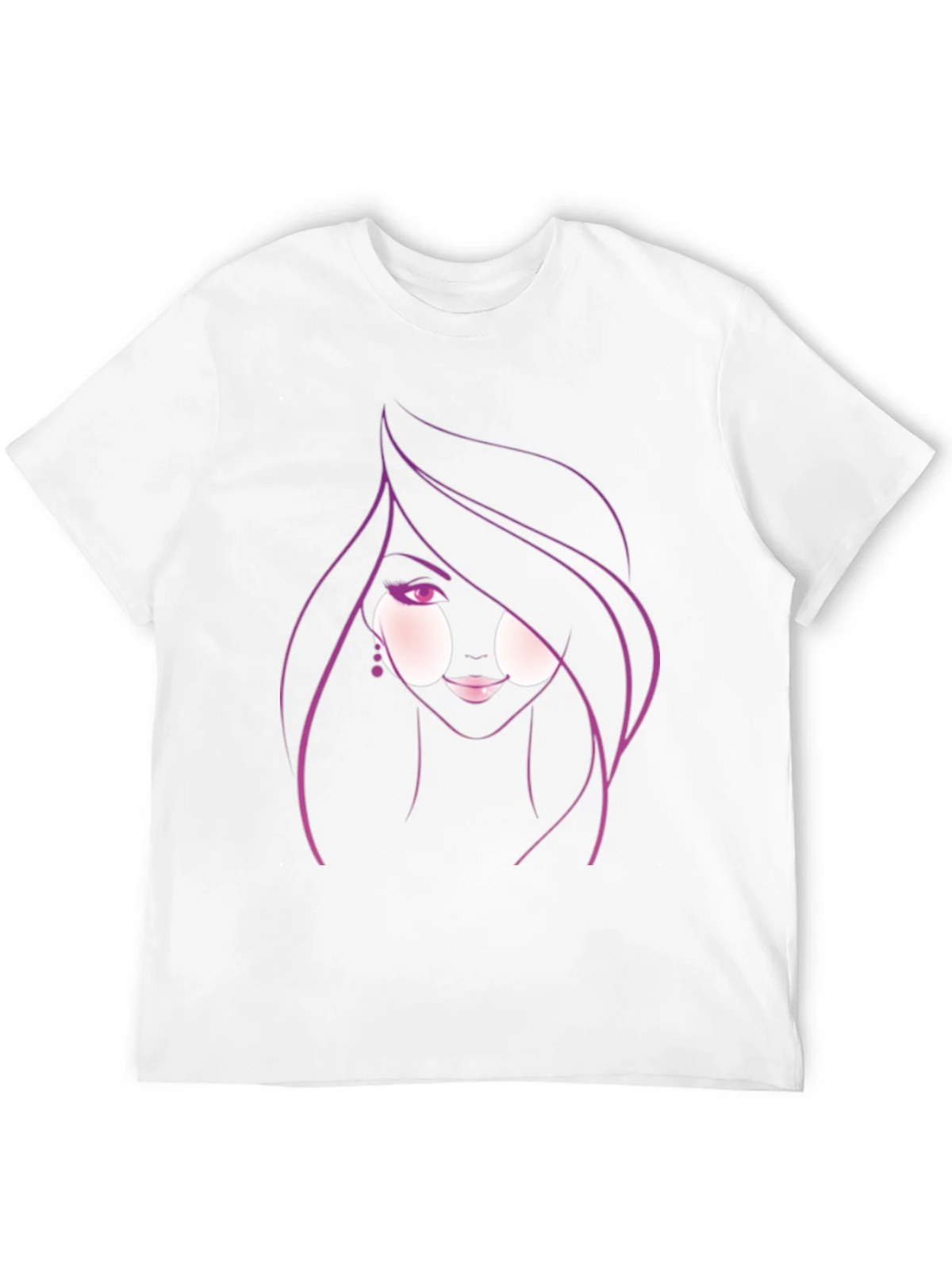 Stylish Graphic Tee - Woman Portrait Design product image 11