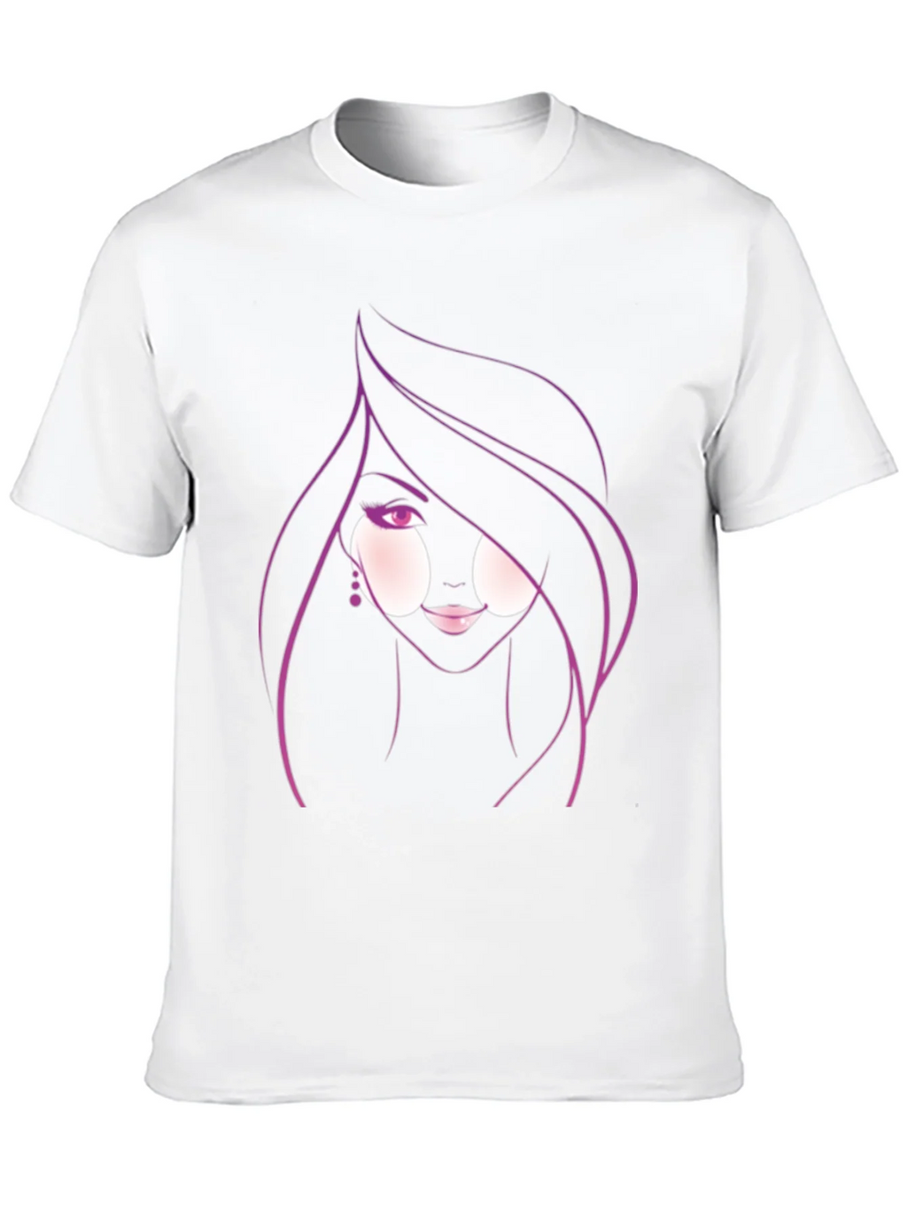 Stylish Graphic Tee - Woman Portrait Design product image 9