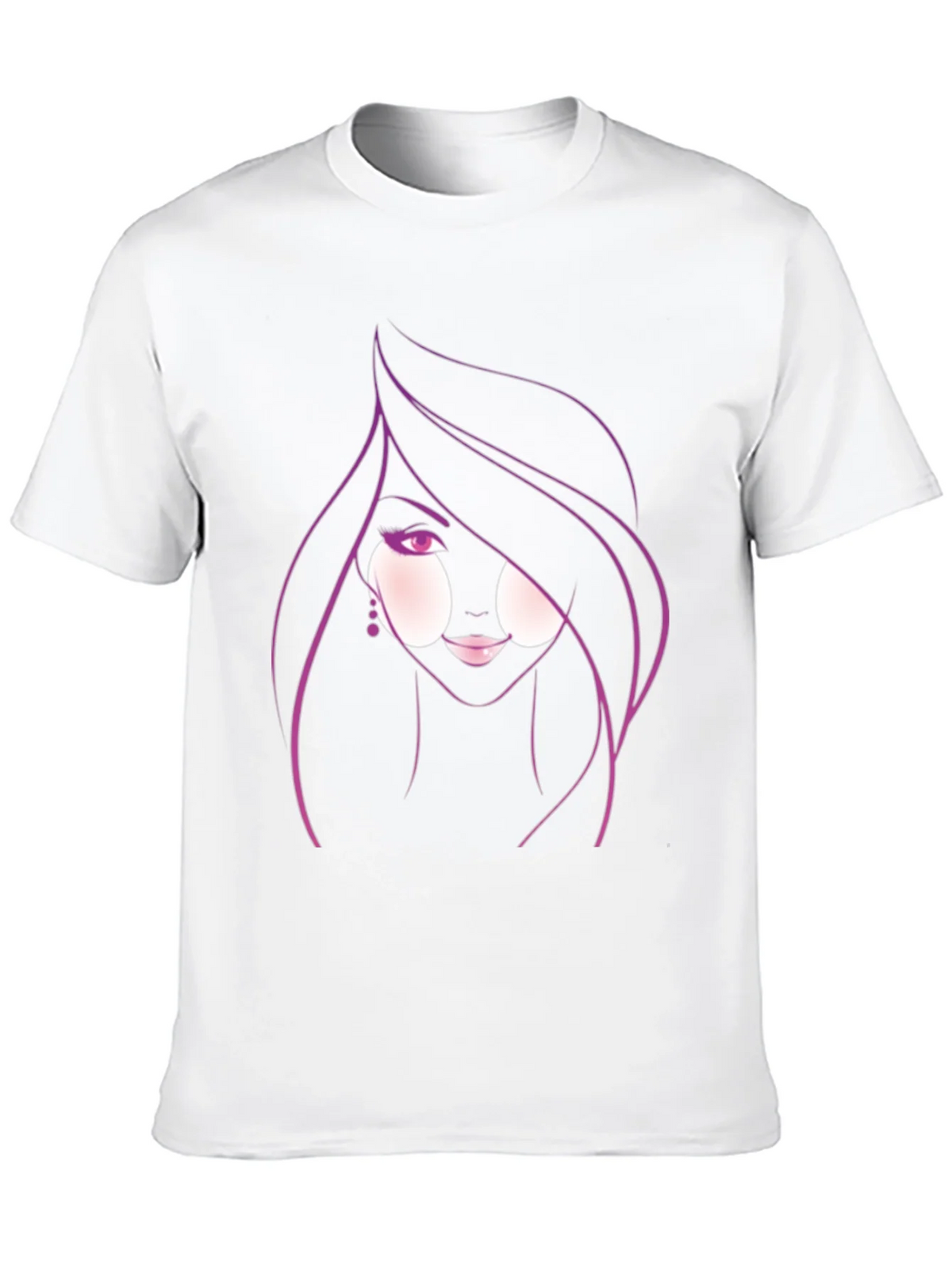 Stylish Graphic Tee - Woman Portrait Design product image 9