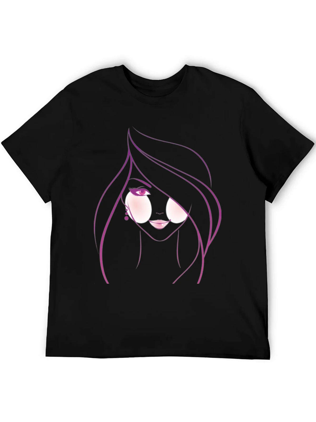 Stylish Graphic Tee - Woman Portrait Design product image 5