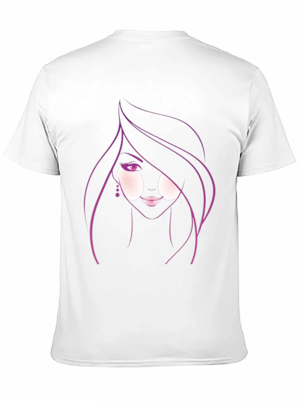 Stylish Graphic Tee - Woman Portrait Design product image 10