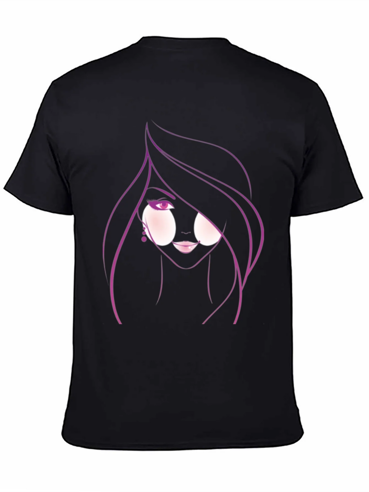 Stylish Graphic Tee - Woman Portrait Design product image 4