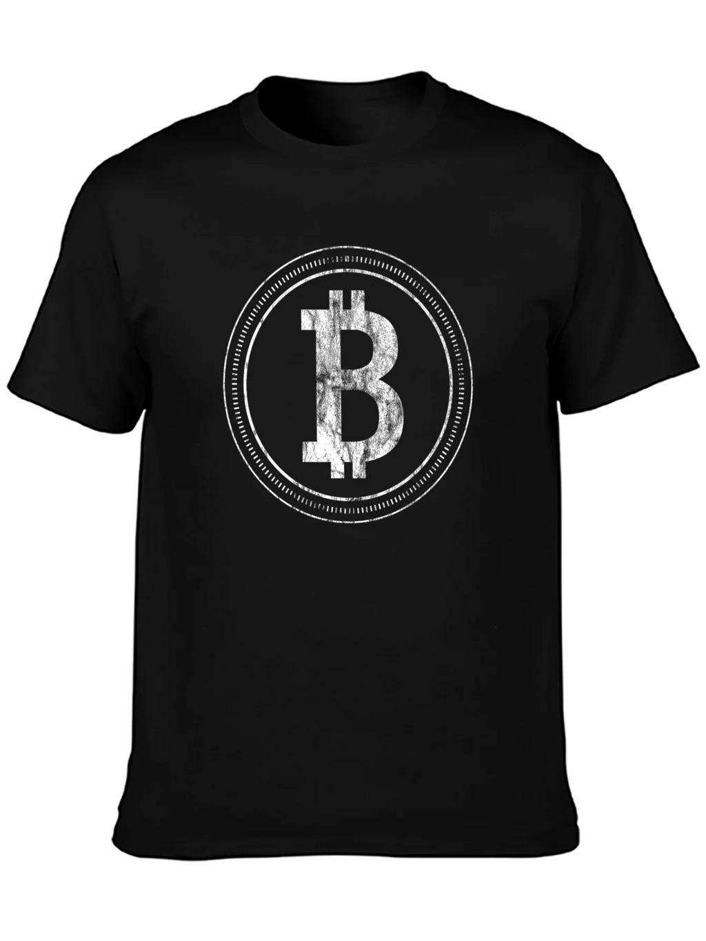 Bitcoin Logo Black T-Shirt - Crypto Currency Tee product image 3