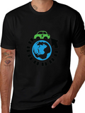 Eco-Friendly Electric Car Around The World T-Shirt product image 1