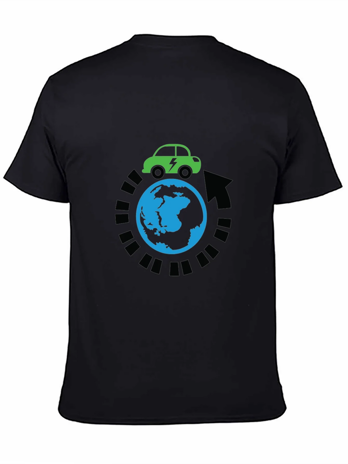 Eco-Friendly Electric Car Around The World T-Shirt product image 3