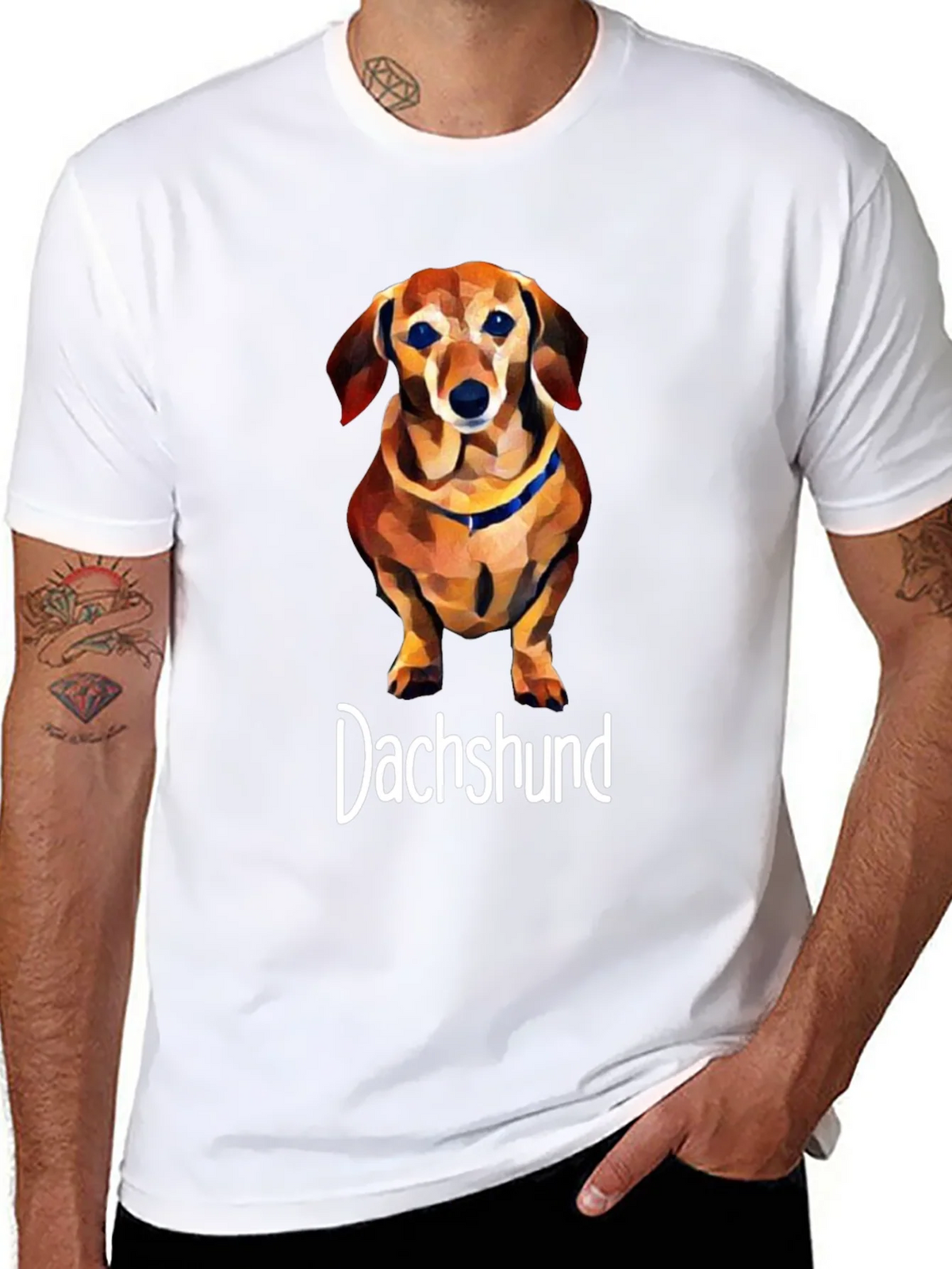 Dachshund Dog Graphic T-Shirt - Unisex Cotton Tee product image 7