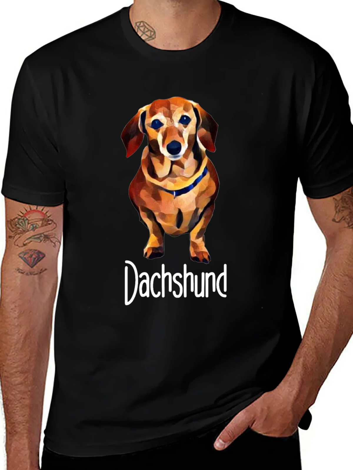 Dachshund Dog Graphic T-Shirt - Unisex Cotton Tee product image 1